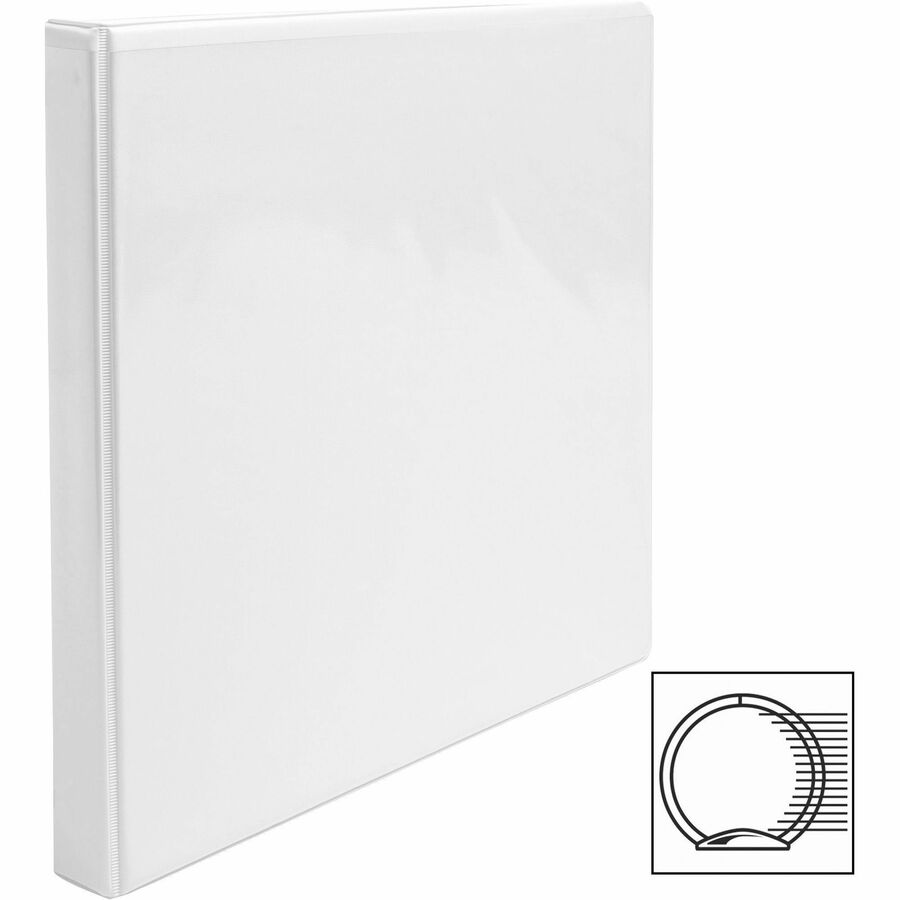 Business Source Round-ring View Binder - BSN19752