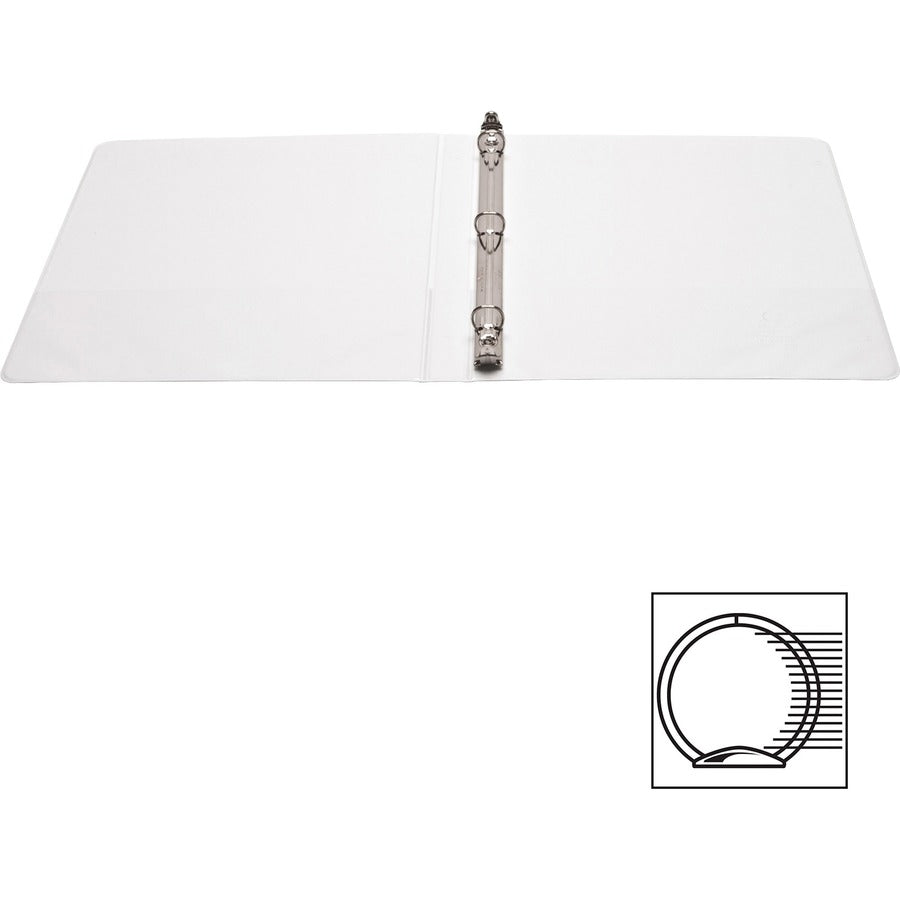 Business Source Round-ring View Binder - BSN19752