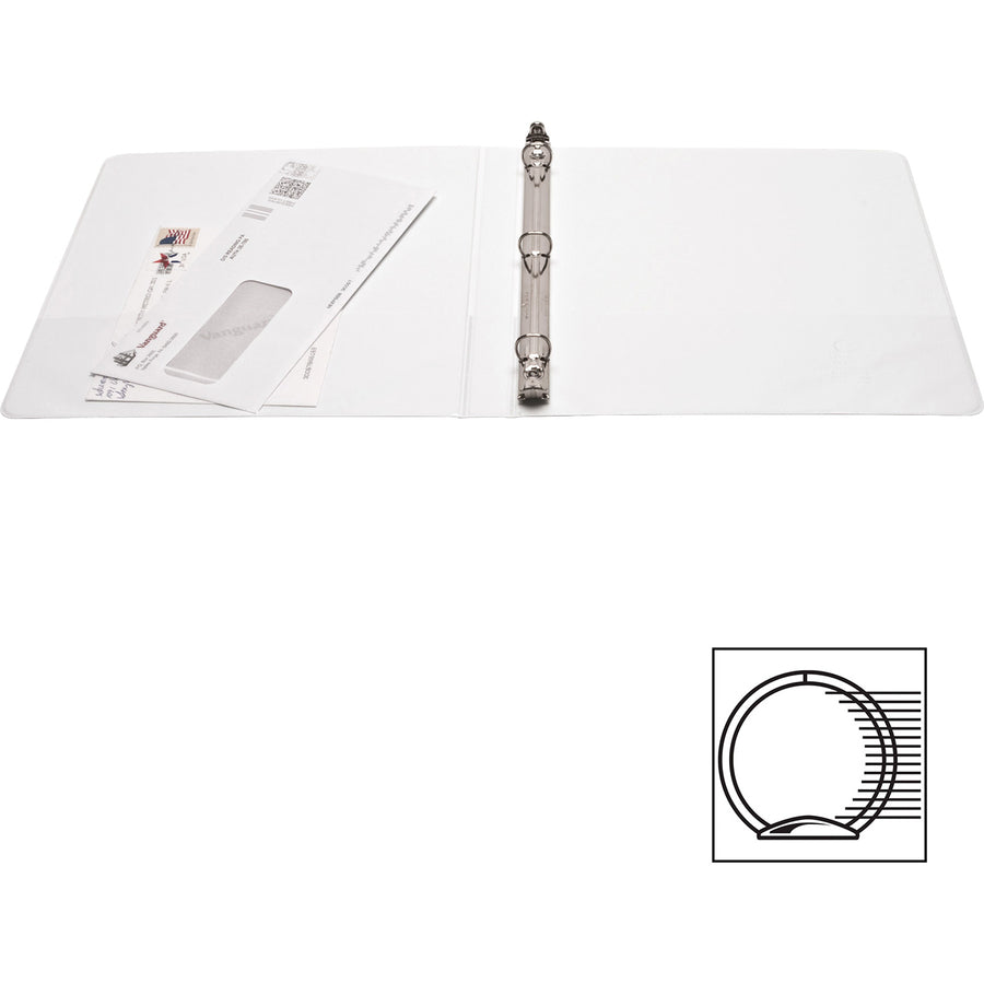 Business Source Round-ring View Binder - BSN19752