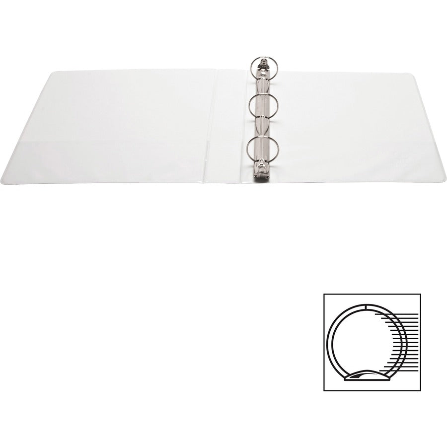 Business Source Round-ring View Binder - BSN19752