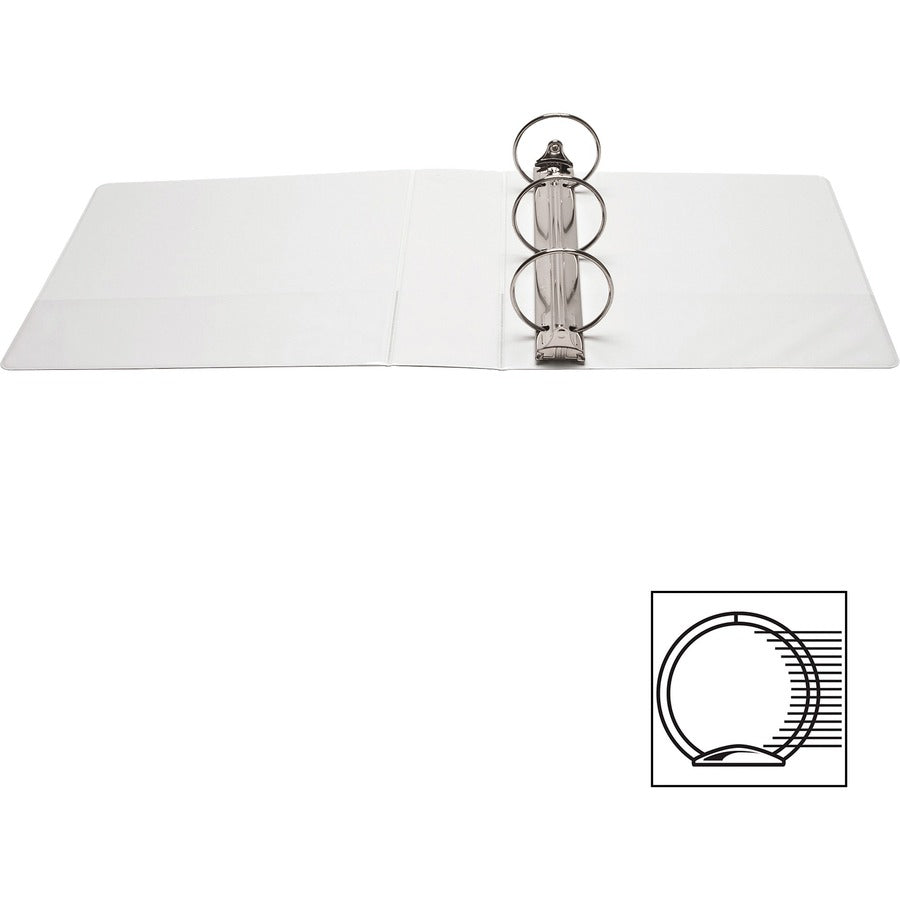 Business Source Round-ring View Binder - BSN19752