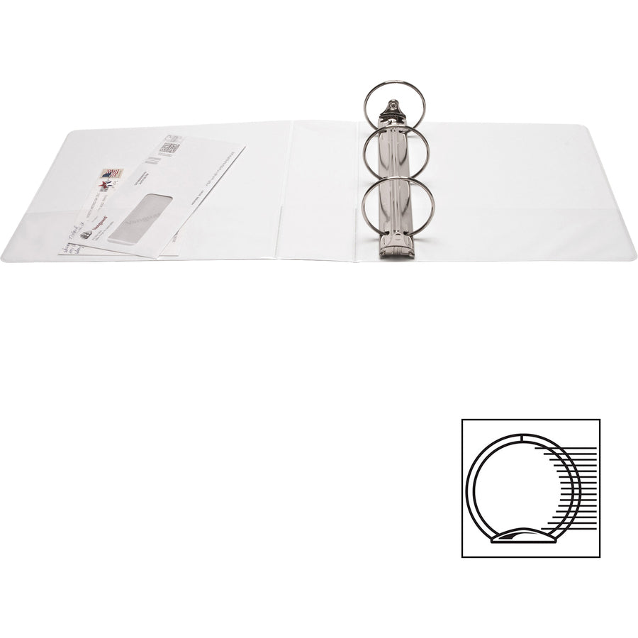 Business Source Round-ring View Binder - BSN19752