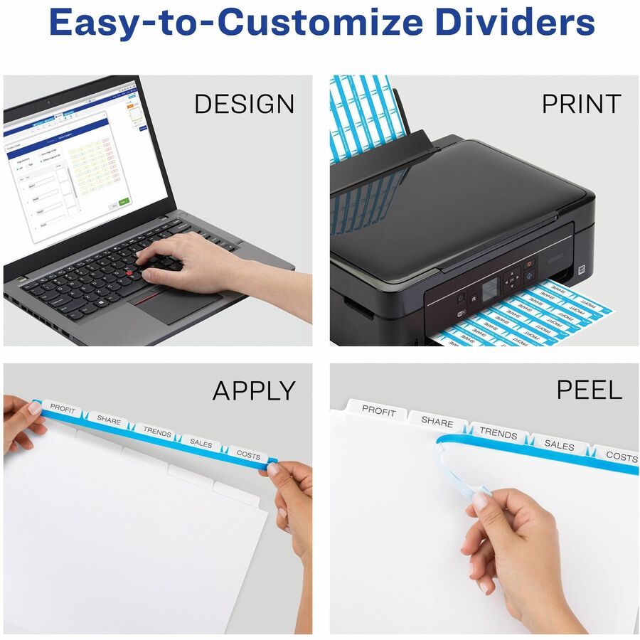 Avery&reg; Index Maker Index Divider - 5-Pack