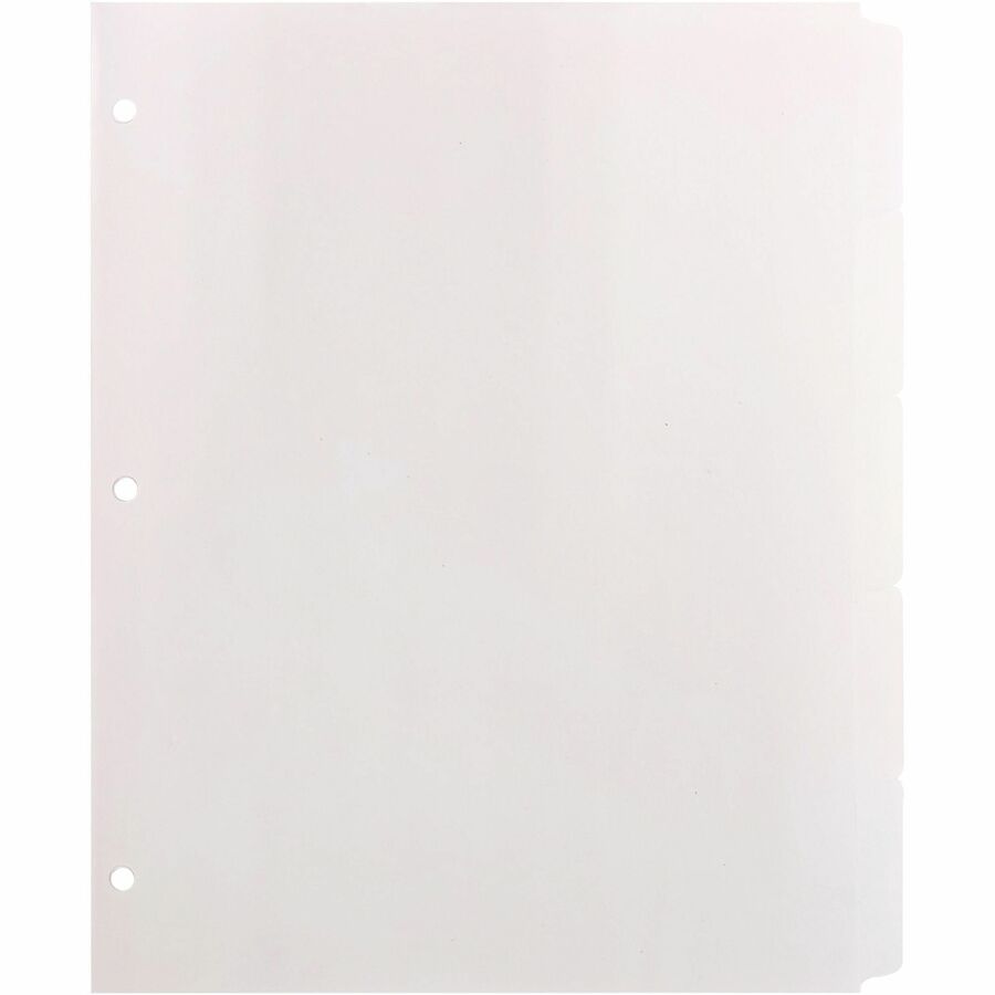 Business Source Plain 5-Tab Indexes — 100/Box