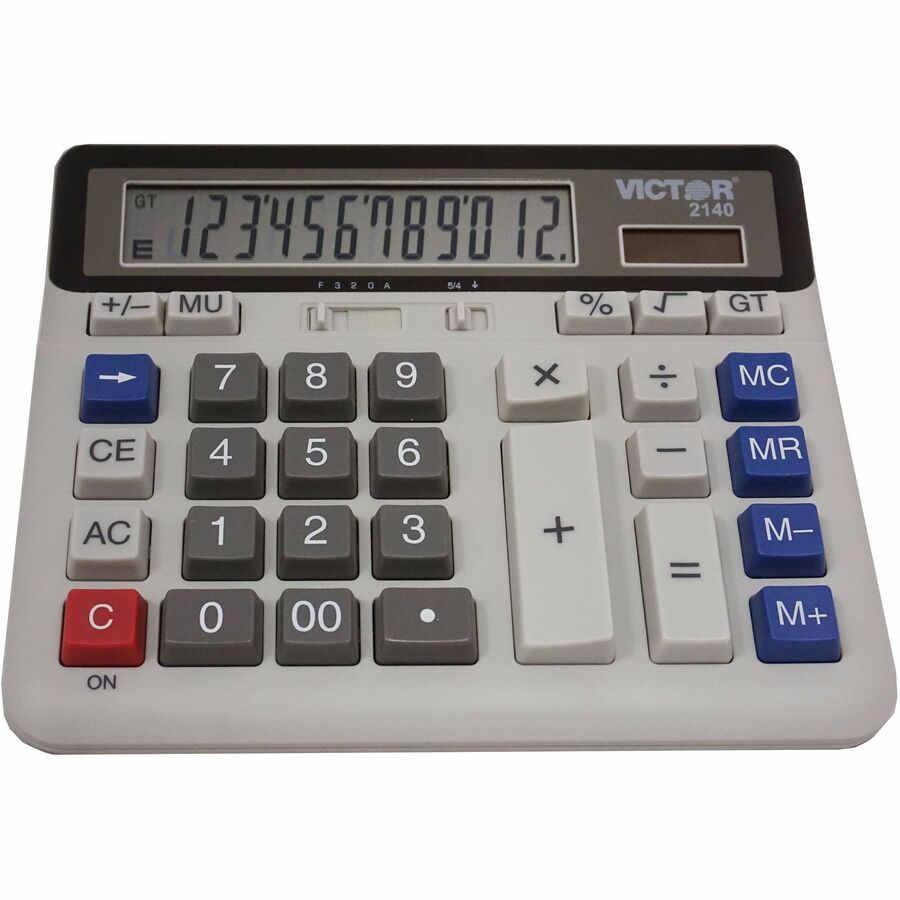 Victor 12-digit XL LCD Desktop Calculator