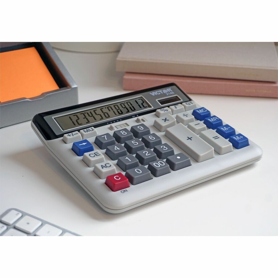 Victor 12-digit XL LCD Desktop Calculator