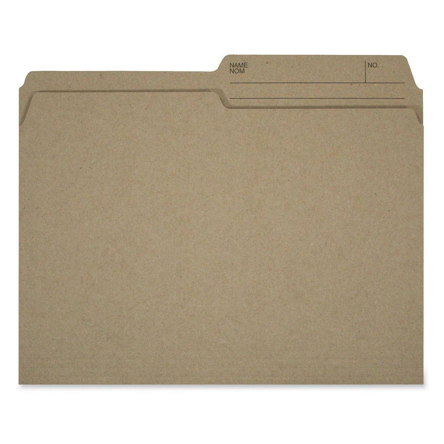 Hilroy Enviro Plus Recycled File Folders - Legal, Sand, 100/Box
