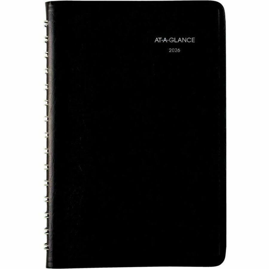 Planner AT-A-GLANCE® Daily Appointment Book Wire Bound 8x4-7/8" Bilingual 2026