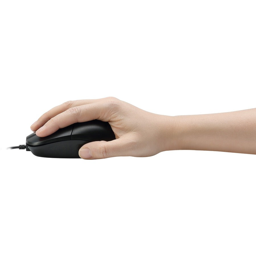 Adesso 3-Button Optical Scroll Mouse — USB, Black
