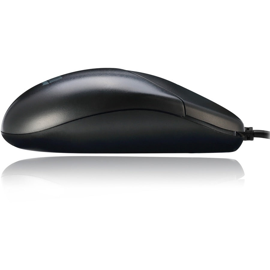 Adesso 3-Button Optical Scroll Mouse — USB, Black