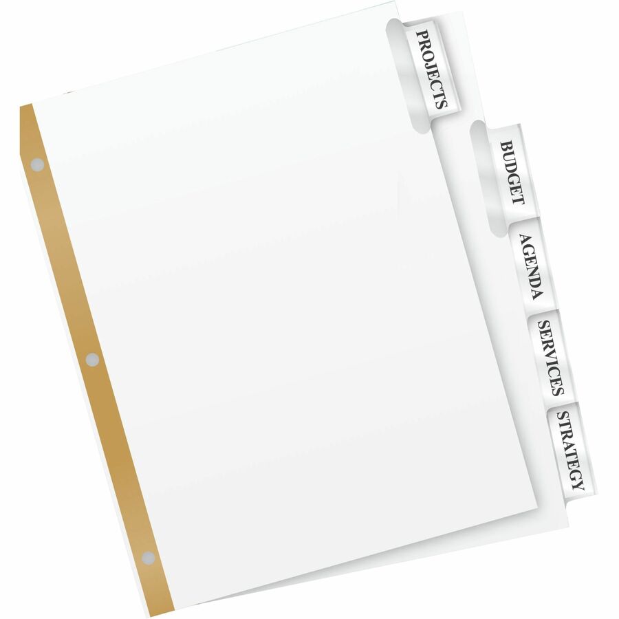 Avery Big Tab„¢ Insertable Extra Wide Dividersfor Laser and Inkjet Printers, 9" x 11" , 8 tabs, 1 set