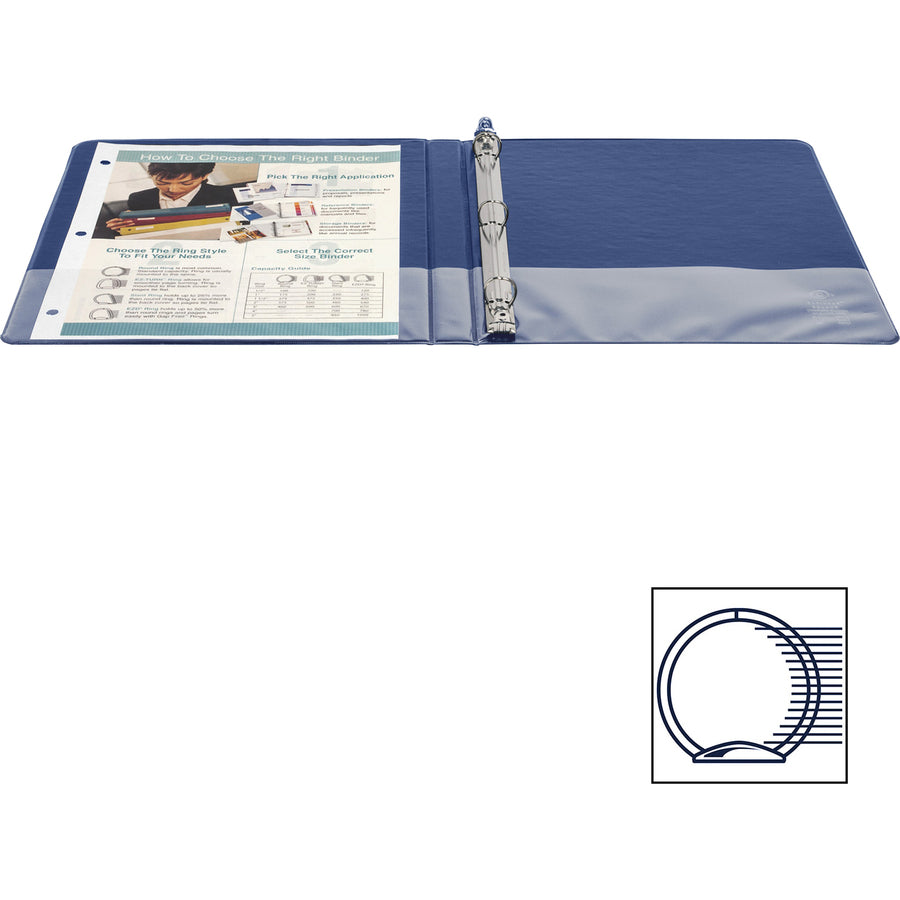 Classeurs à anneaux ronds Business Source Basic - BSN28770