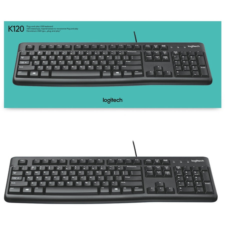 Clavier USB Logitech K120 prêt à l'emploi