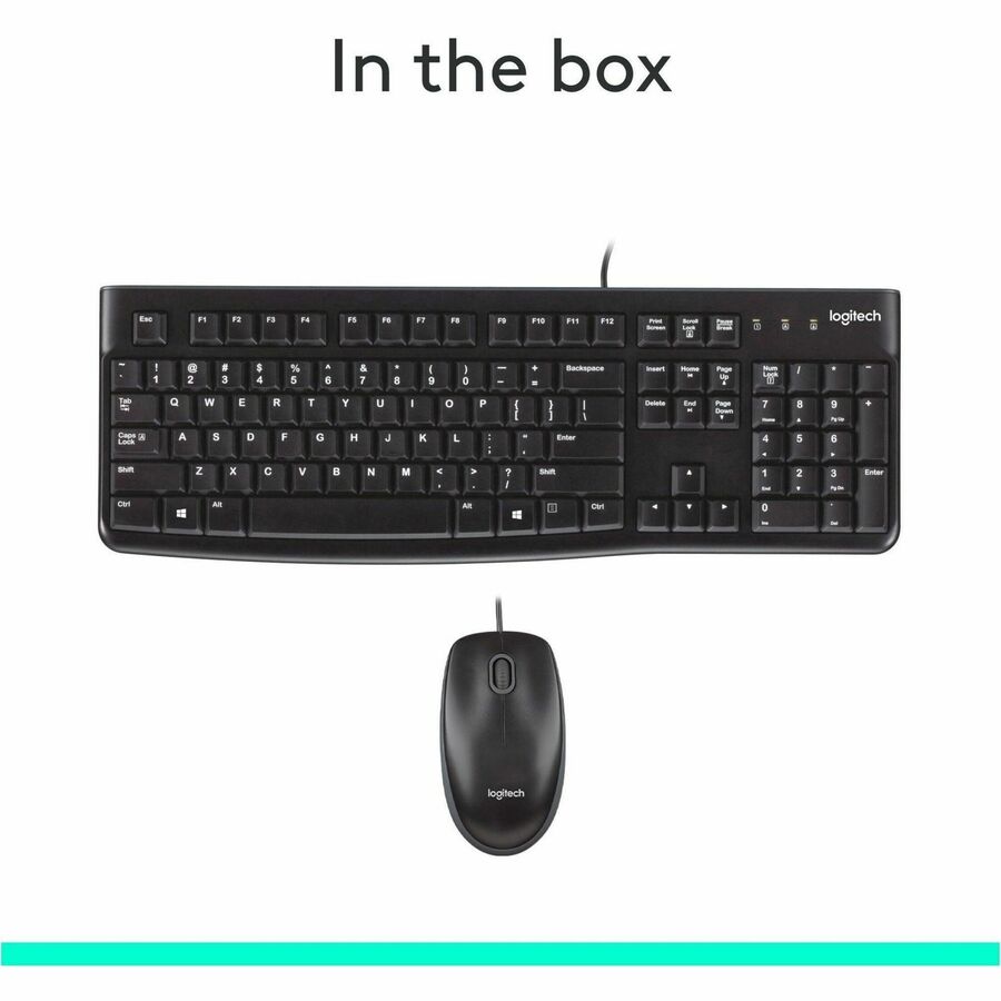 Logitech MK120 Wired Keyboard and Mouse Combo