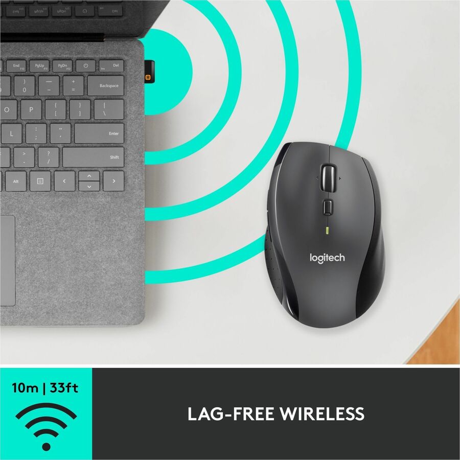 Logitech M705 Marathon Wireless Mouse — Silver