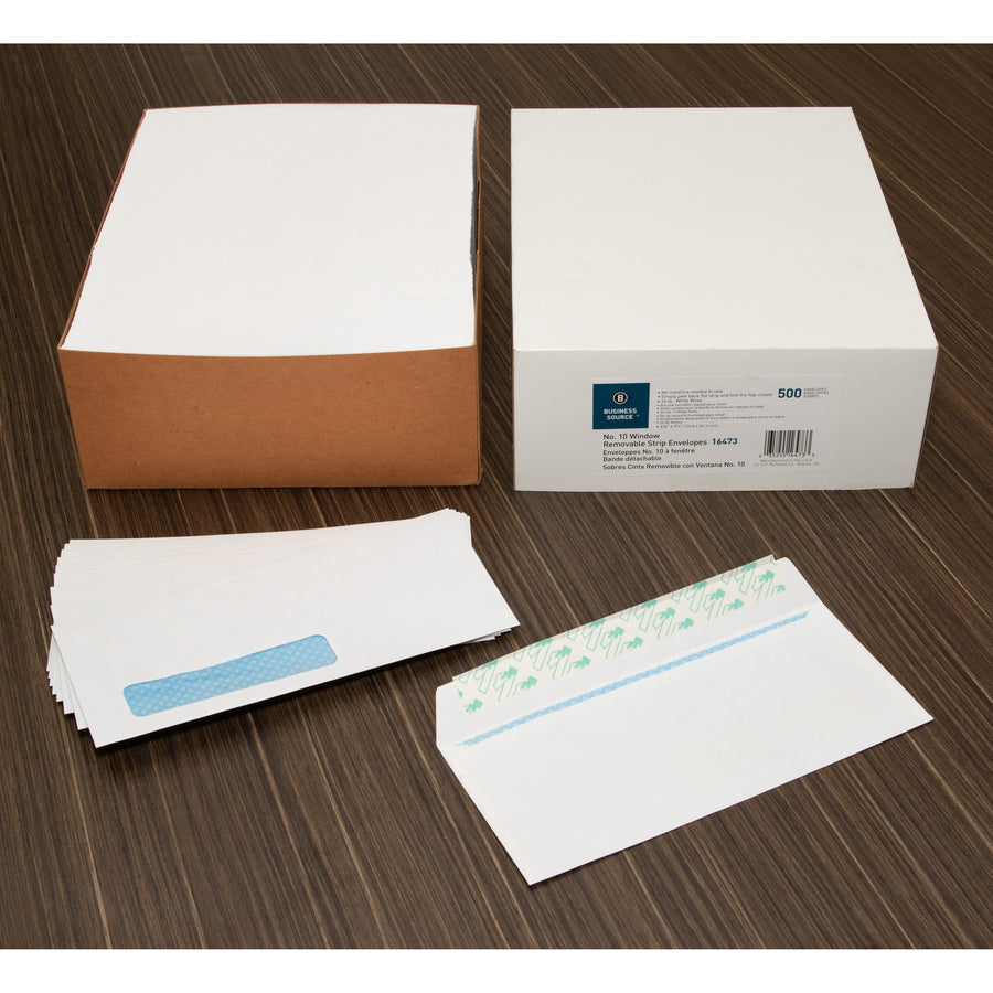 Business Source Security Tint Window Envelopes