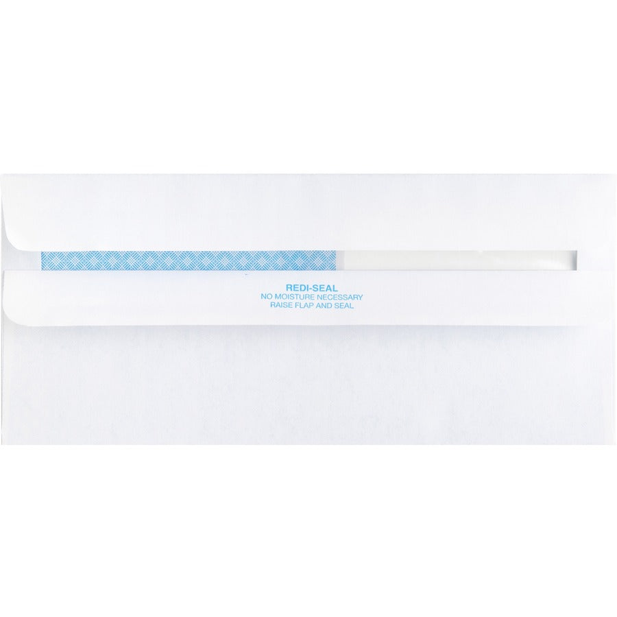 Business Source No. 9 Self-Sealing Double-Window Invoice Envelopes, 24 lb — Box of 500