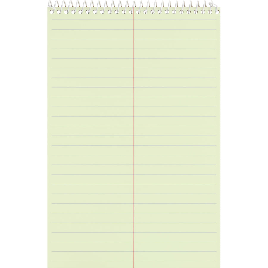 Business Source Wire-Bound Steno Notebook, 6 x 9 Gregg-Ruled, 70 Sheets