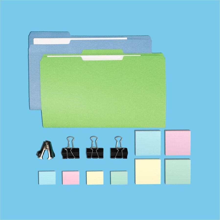 Notes adhésives pastel unies 3" Business Source