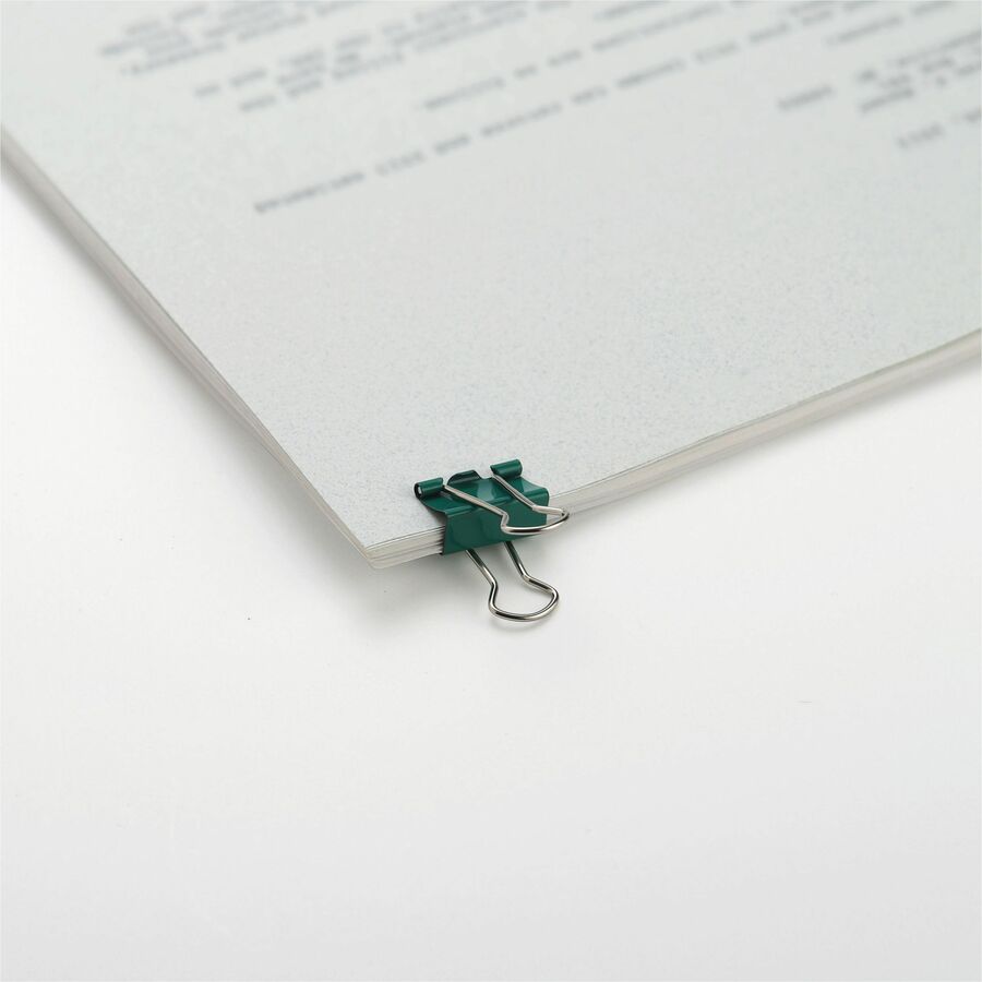 Business Source Fold-back Binder Clips — Small, Assorted Colours, 40-Pack