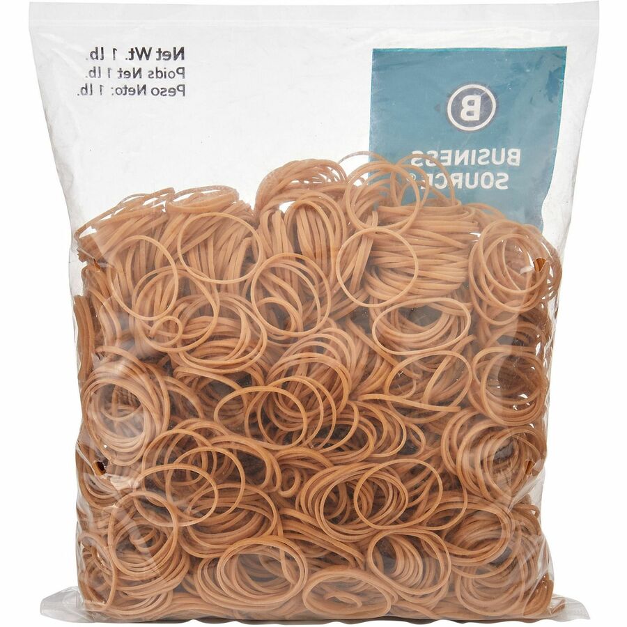 Business Source Quality Rubber Bands — #12, 1-lb Bag