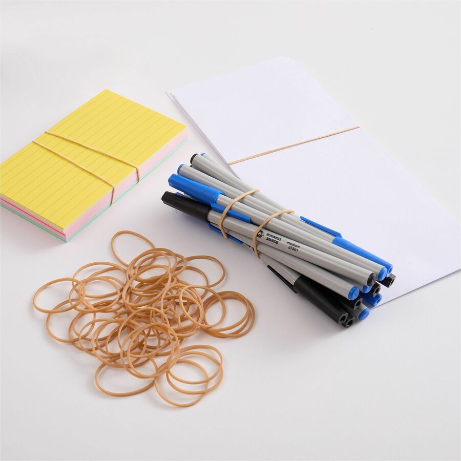 Business Source Quality Rubber Bands — #12, 1-lb Bag