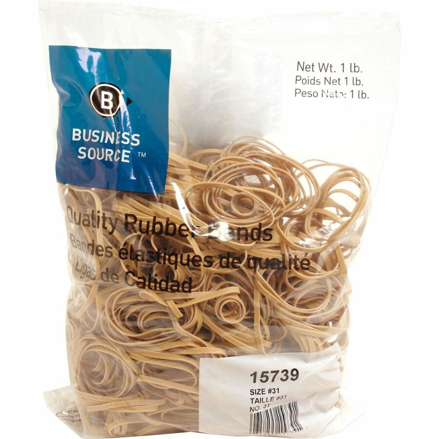 Business Source Quality Rubber Bands — #31, 1-lb Bag