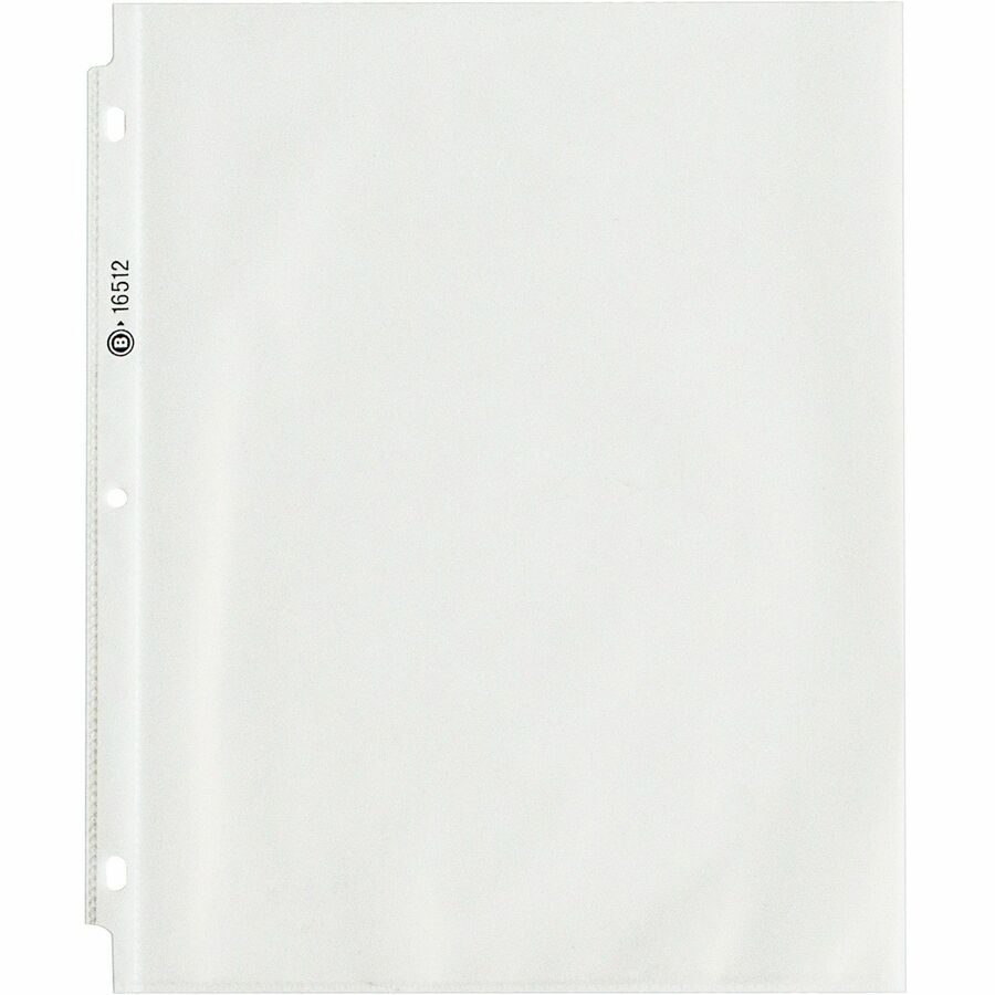 Business Source Top-Loading Sheet Protectors — Letter, Clear, 50-Box
