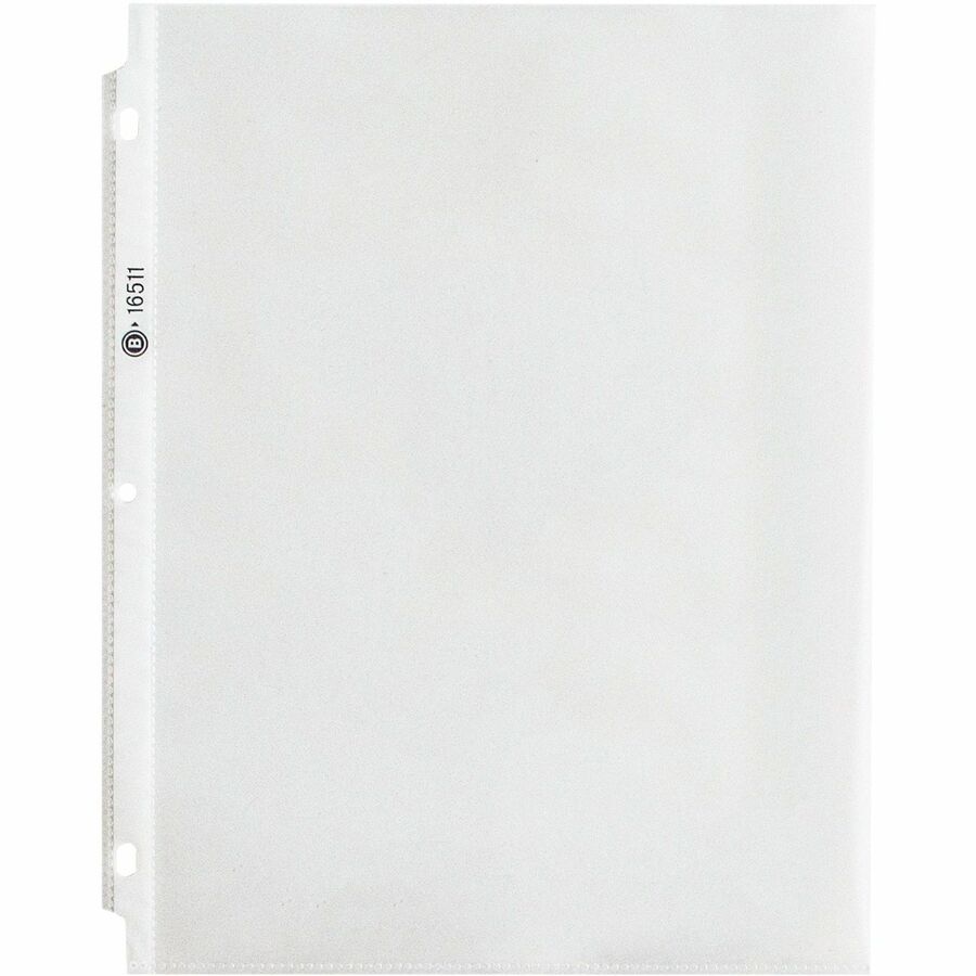 Business Source Top-Loading Sheet Protectors — Letter, Super Heavyweight, 50-Box