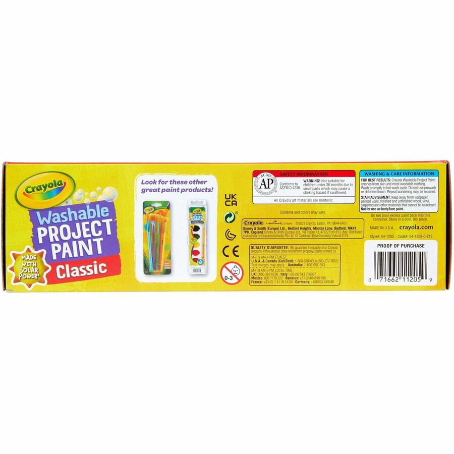 Crayola Washable Kids' Paint Set (Model 1)