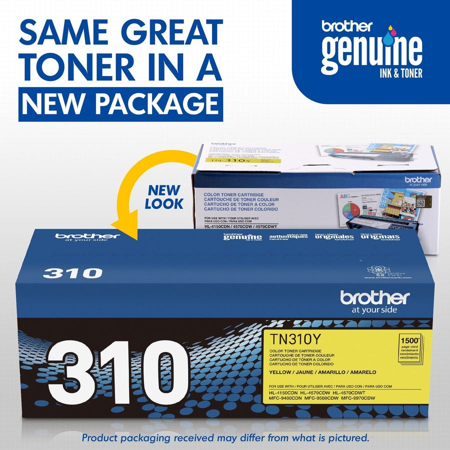 Brother TN310Y Original Toner Cartridge