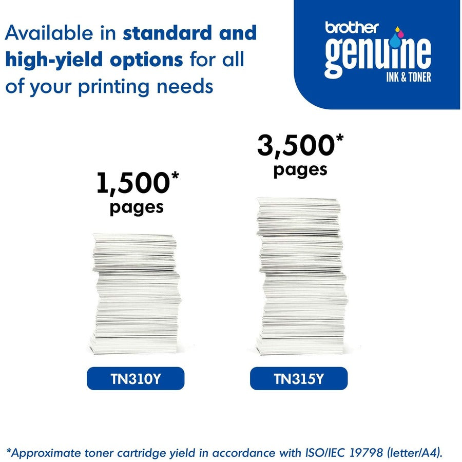 Brother TN310Y Original Toner Cartridge