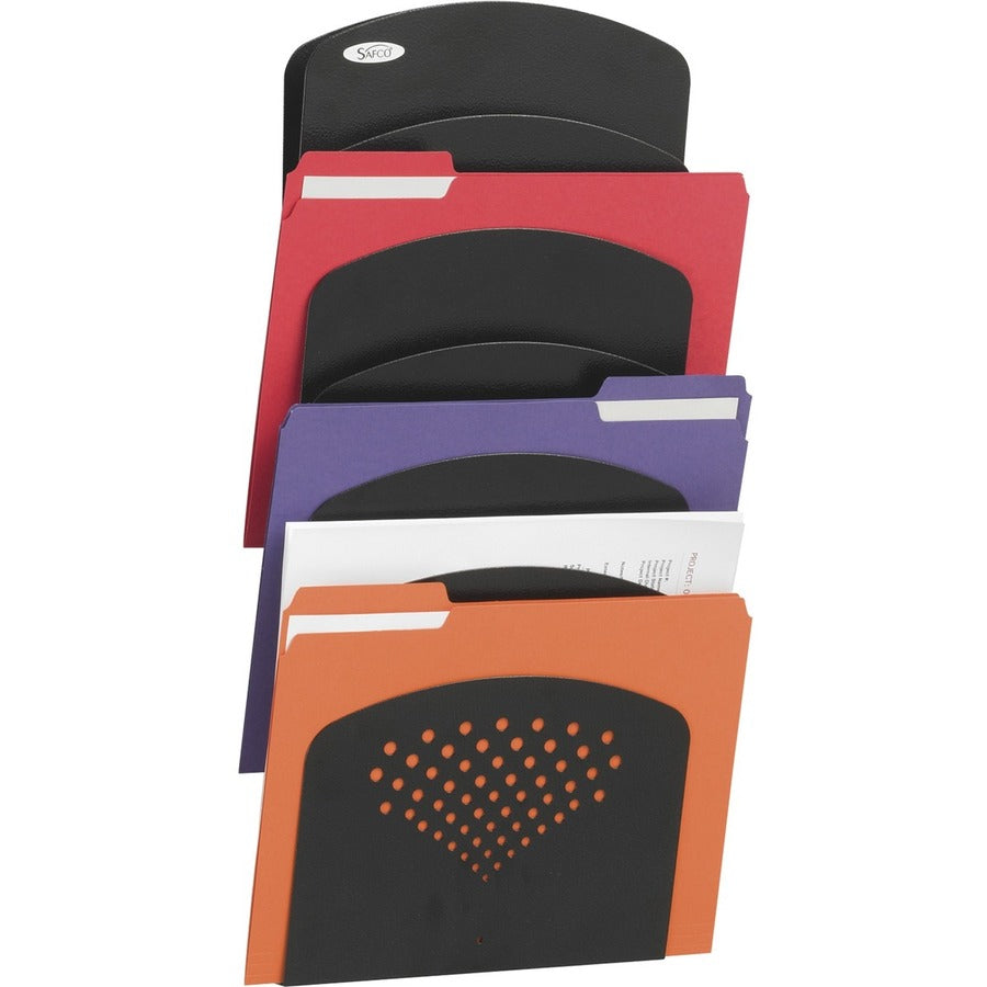 Safco Seven Pocket Letter/Legal Steel Wall Rack