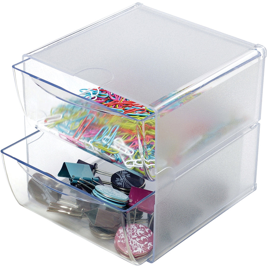 Deflecto Stackable Cube Organizer - DEF350701