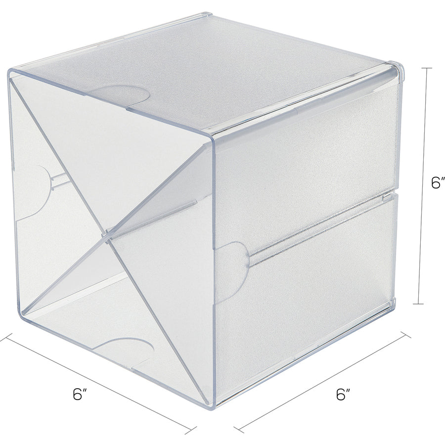 Deflecto Stackable Cube Organizer 1.0mm