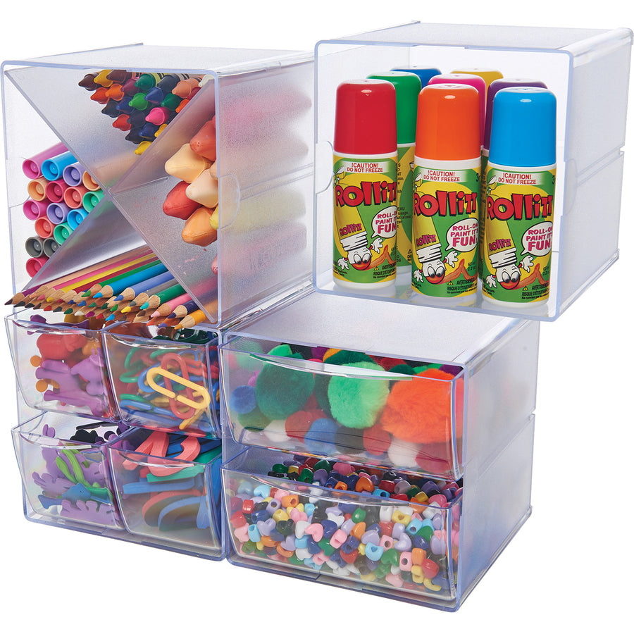 Deflecto Stackable Cube Organizer 1.0mm