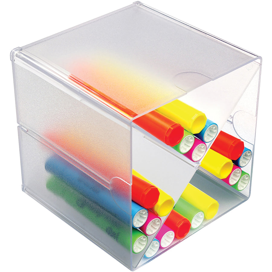 Deflecto Stackable Cube Organizer 1.0mm