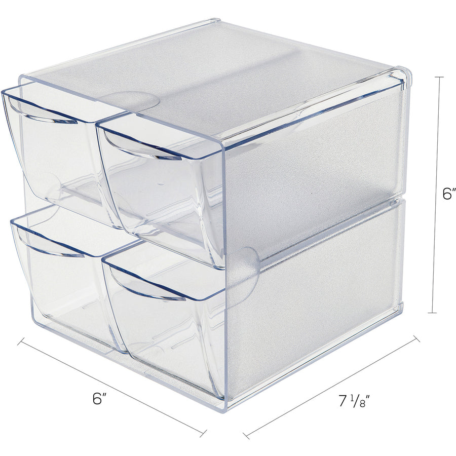 Deflecto Stackable Cube Organizer - DEF350701