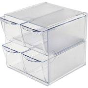 Deflecto Stackable Cube Organizer - DEF350701
