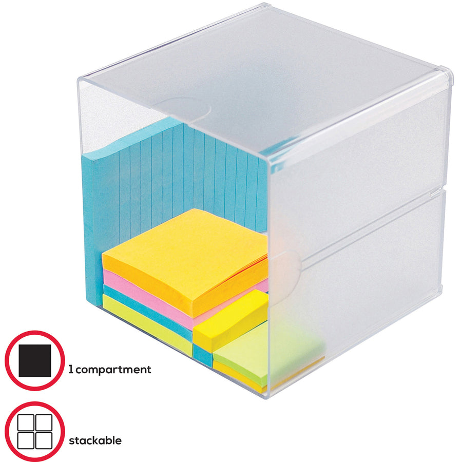 Deflecto Stackable Cube Organizer - DEF350701