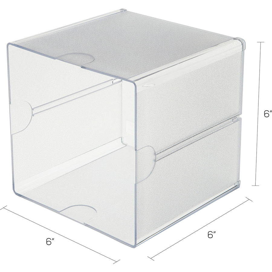 Deflecto Stackable Cube Organizer - DEF350701