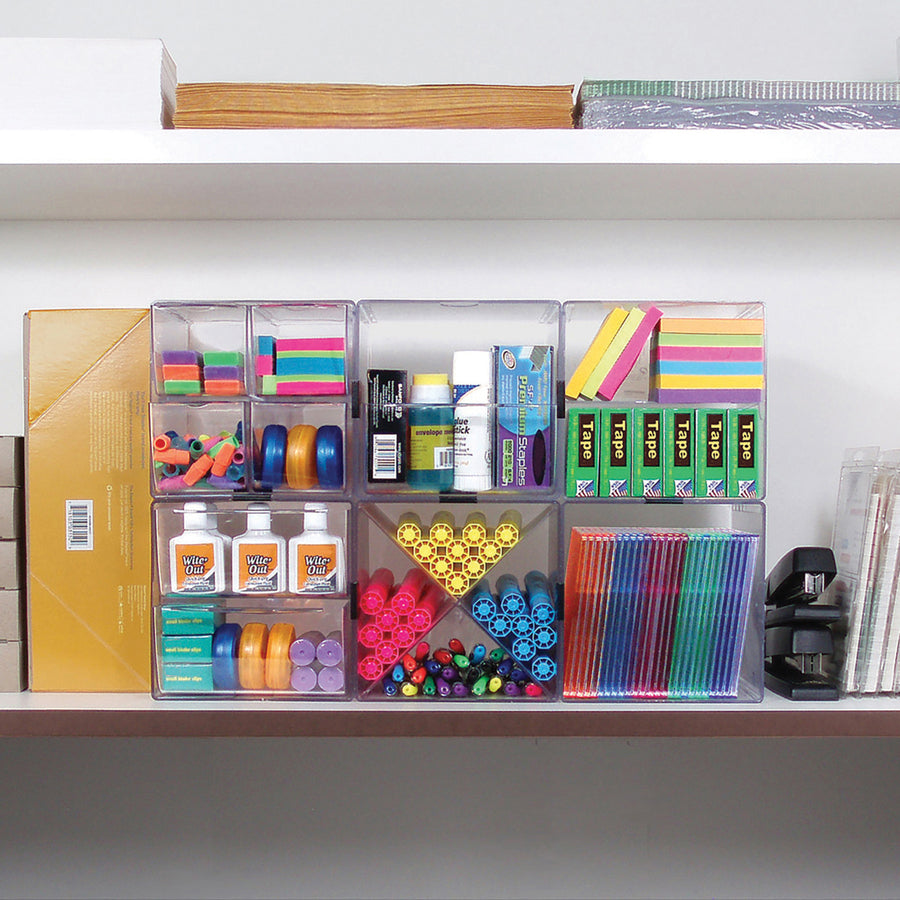 Deflecto Stackable Cube Organizer - DEF350701