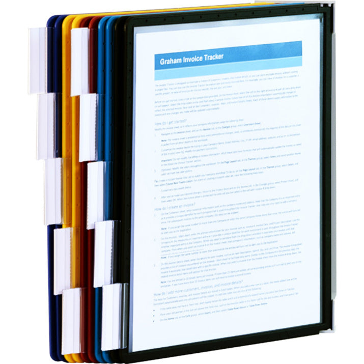 Durable Vario Wall Reference System, 10 Letter Sleeves