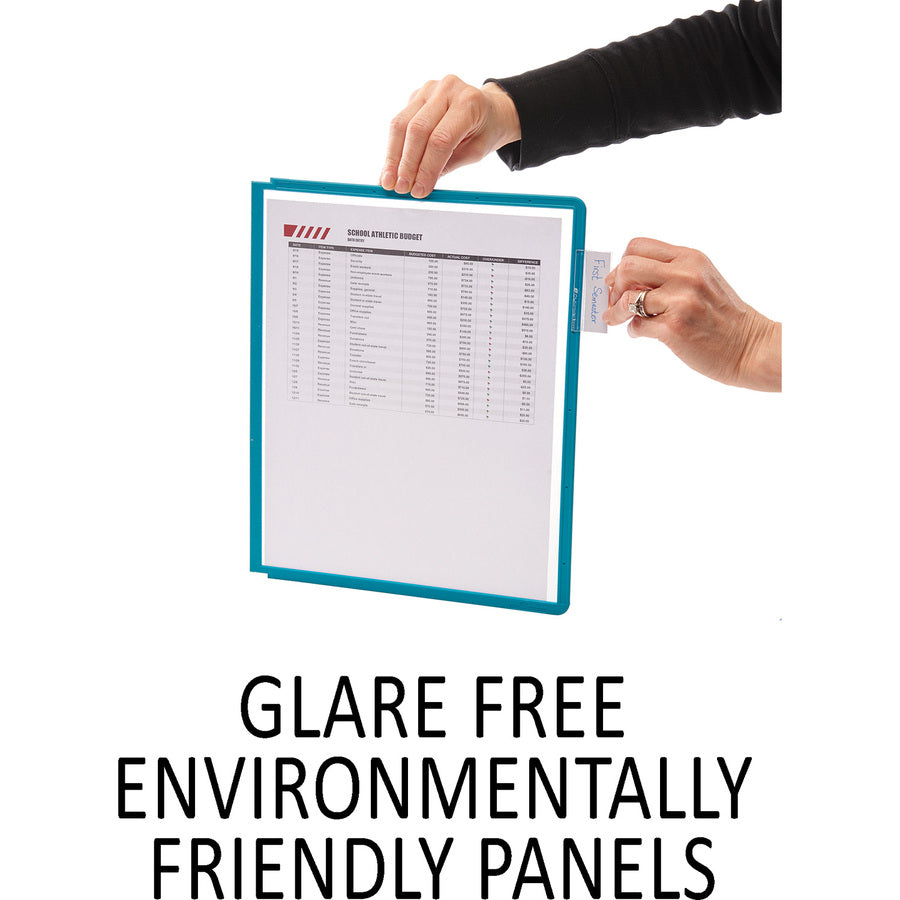 Durable Vario Wall Reference System, 10 Letter Sleeves