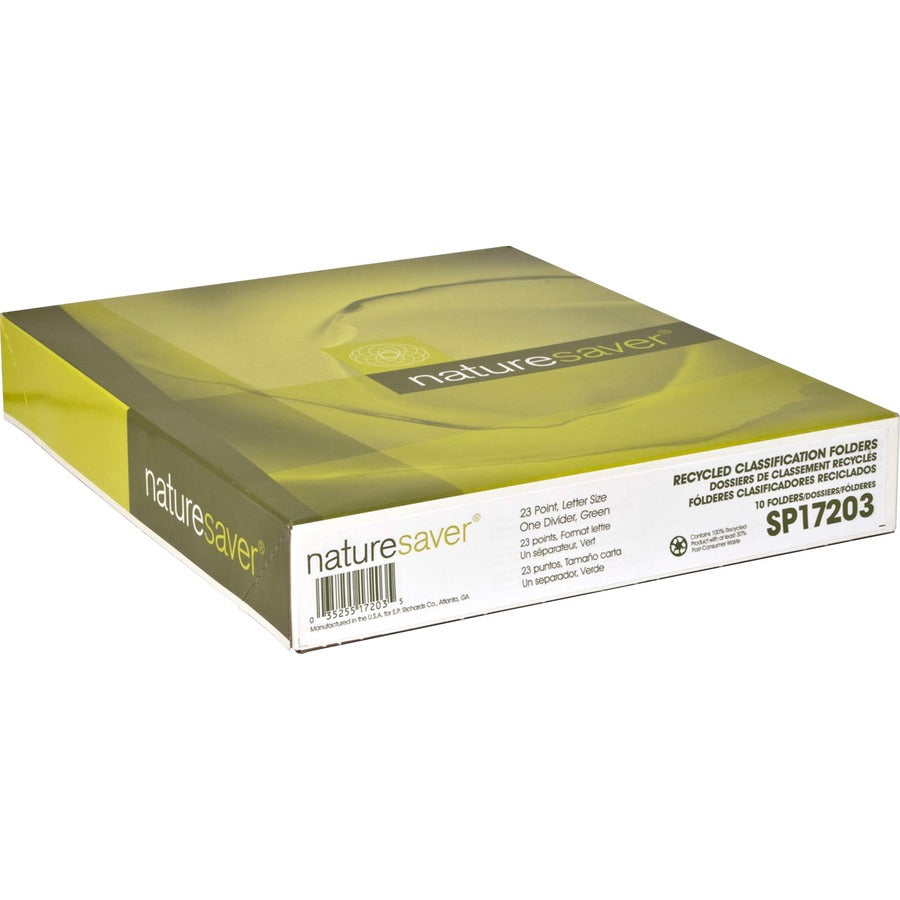 Nature Saver Letter Recycled Classification Folder - NATSP17209