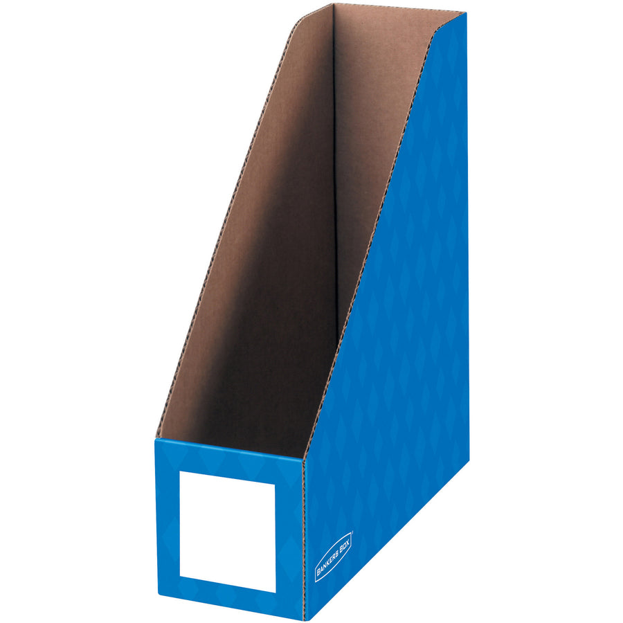 Bankers Box Magazine File Storage Holder - Assorted, 6-Pack