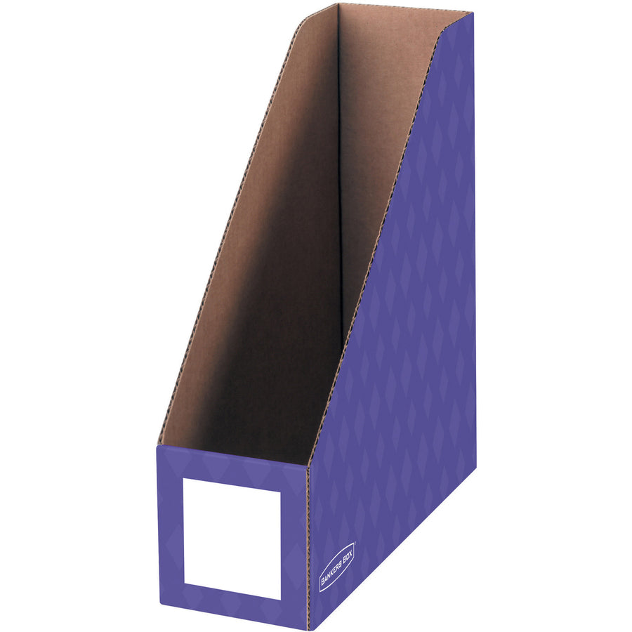Bankers Box Magazine File Storage Holder - Assorted, 6-Pack