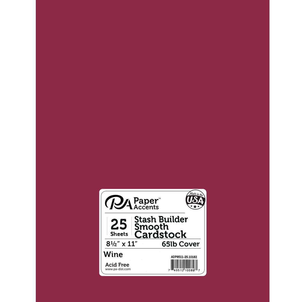 Cardstock 8.5x11" Single Colour 25pks