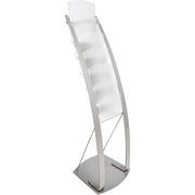 Deflecto Contemporary Floor Display - Silver