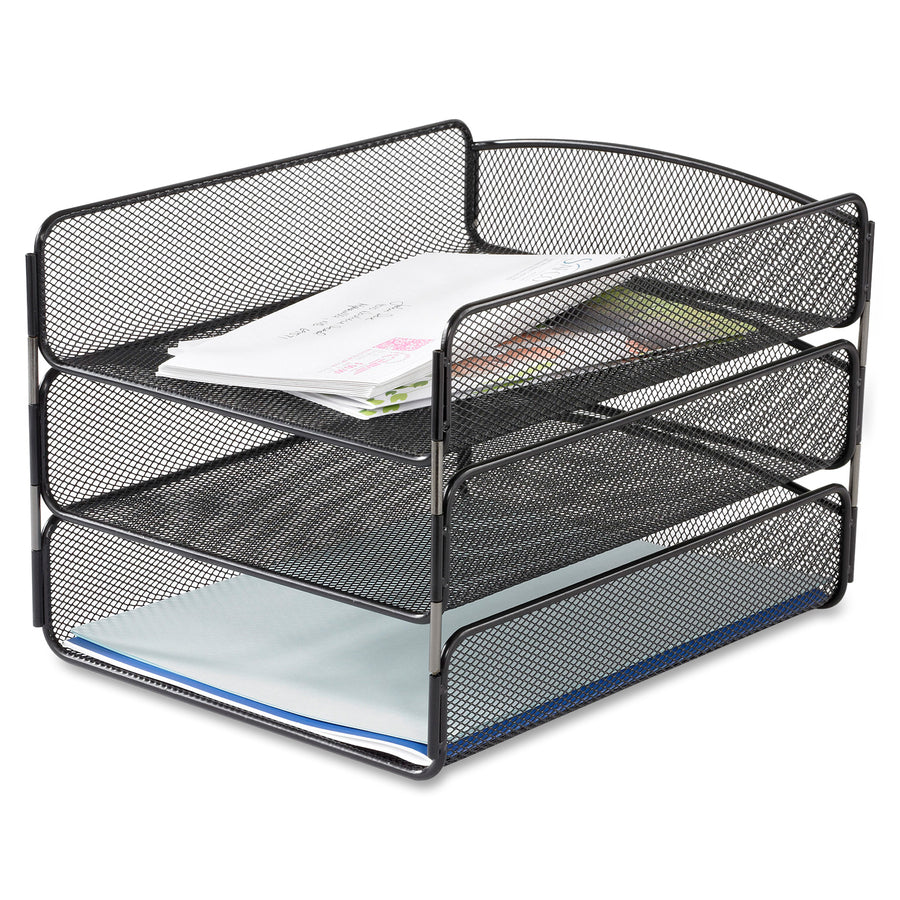 Safco Onyx Letter Tray